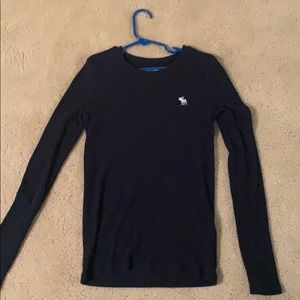 Dark blue long sleeve sweater